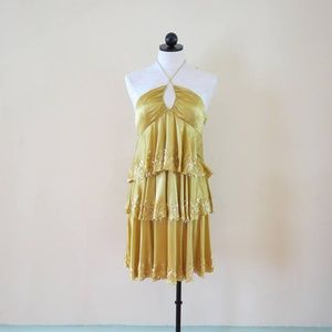 Jenny Packham Gold Dress